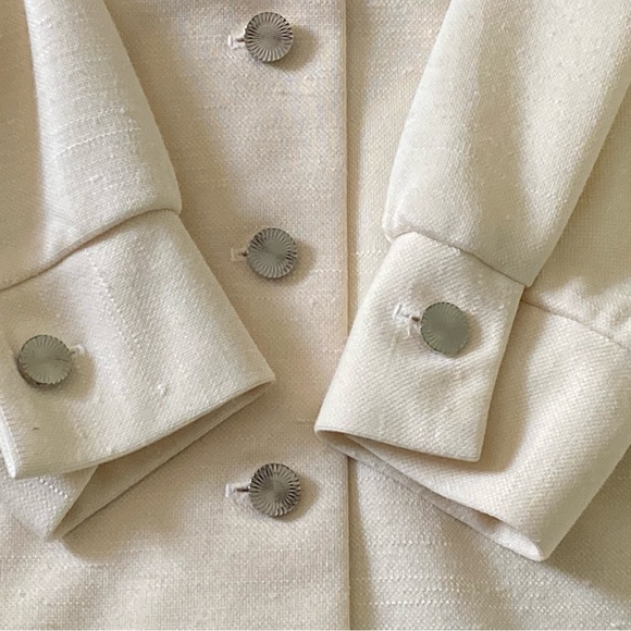 Vintage Graff Californiawear Butter Yellow Pant Button Shirt Suit Set Women's S - Picture 12 of 13